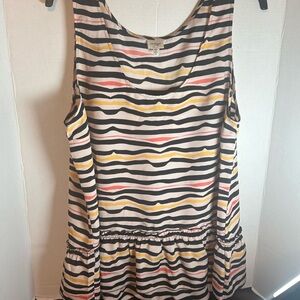 Cottage Core Peasant Striped Top by Corsage Sz XL